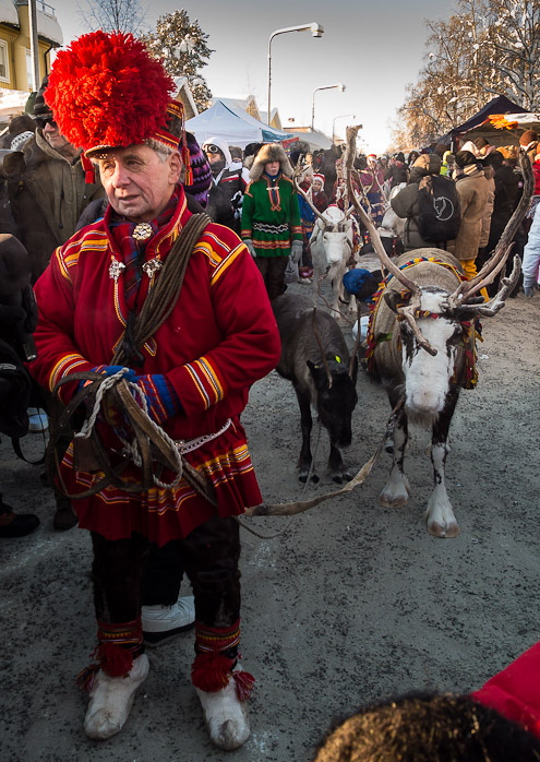 Jokkmokk Market - Reindeer Caravan - © 2017 - Gary Waidson - Ravenlore