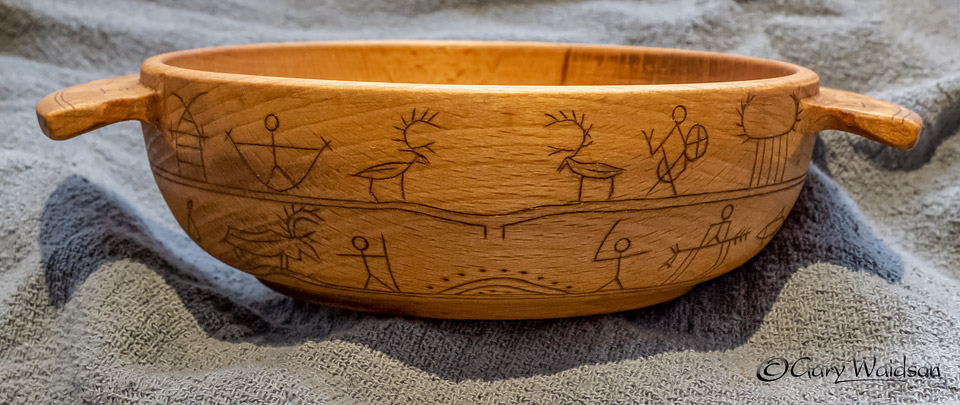 The Saivo Bowl - ©  Gary Waidson - Ravenlore Bushcraft and Wilderness skills.