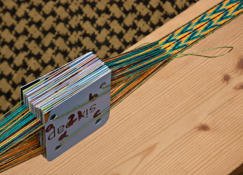 Tablet Weaving with simple card tablets