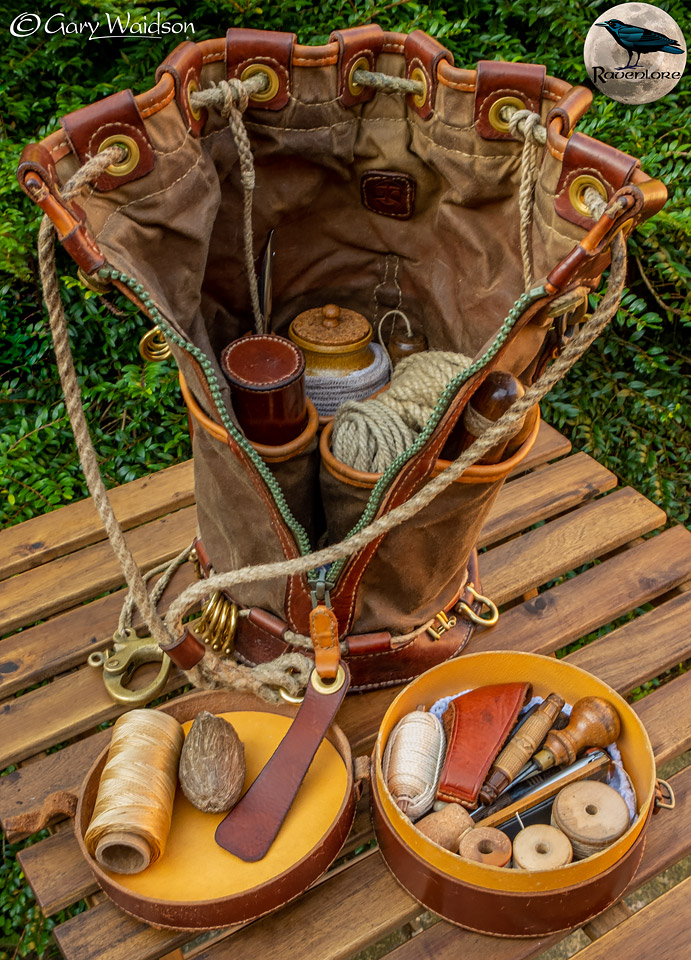 Wayland's Ditty-Bag - ©  Gary Waidson - Ravenlore Bushcraft and Wilderness skills. 